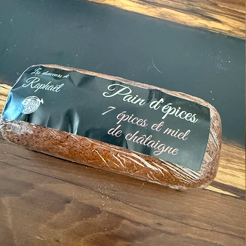 Pain d'épice miel de chataigne et 7 épices