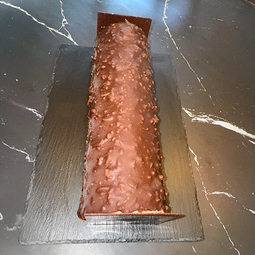 Bûche Rocher Noisettes